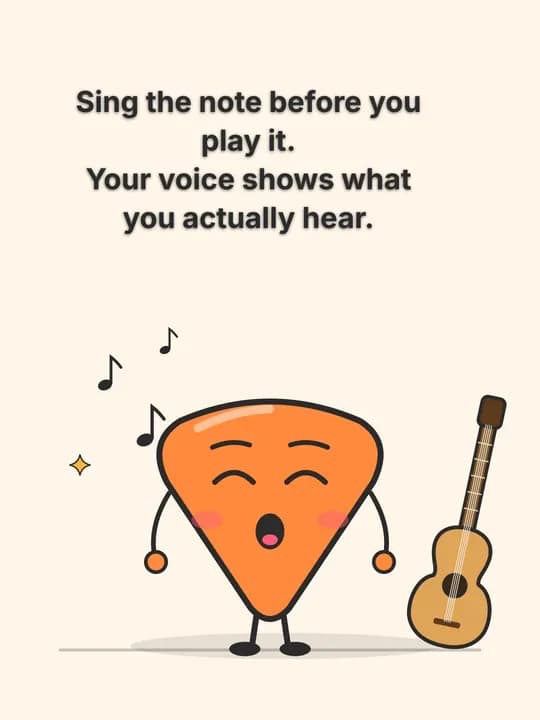 How to train your ear for guitar, slide 2 of 5