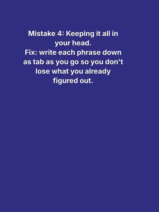 5 mistakes that keep you stuck learning songs by ear, slide 5 of 7